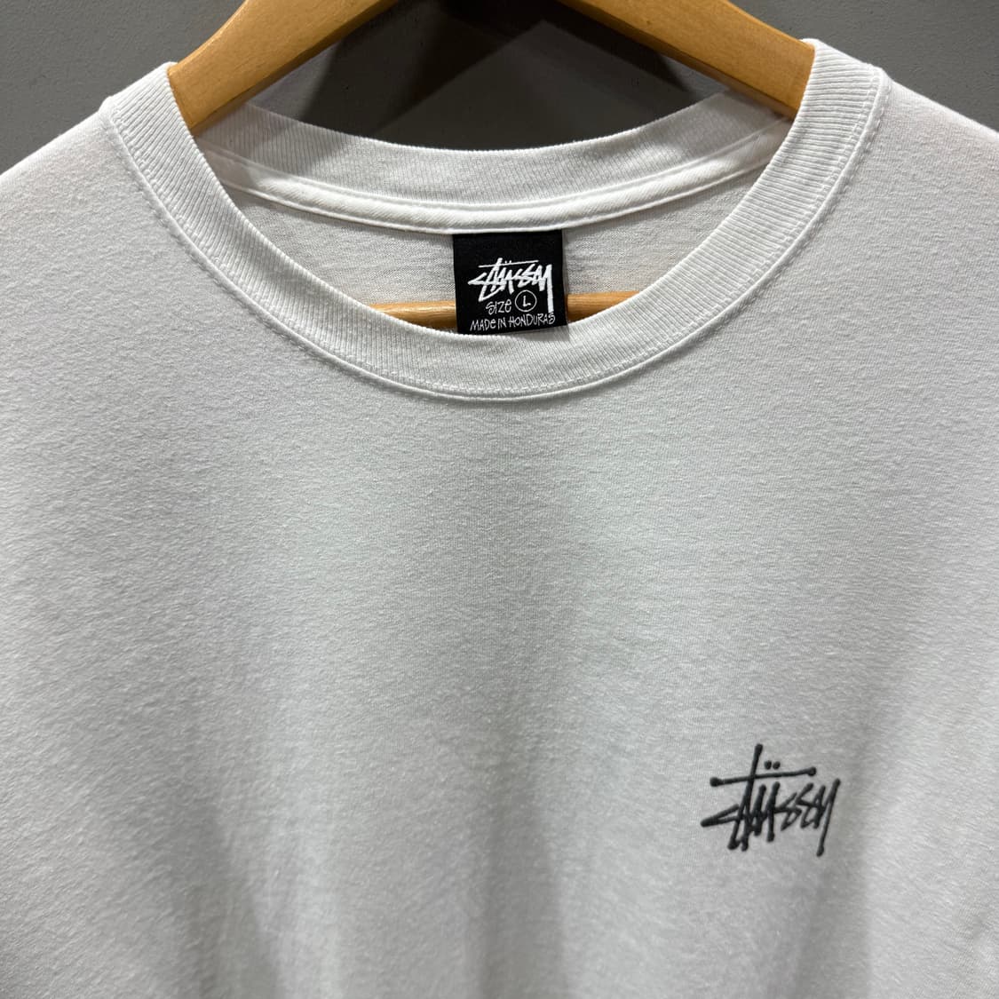 L 스투시 Stussy 베이직 사인로고 롱슬리브 긴팔 티셔츠 상품이미지3