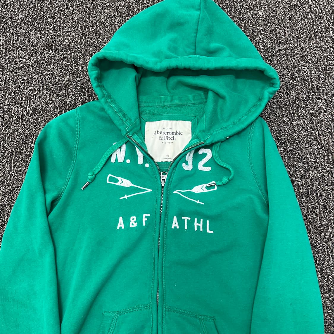 아베크롬비 여성 후드집업 그린 XS 상품이미지2