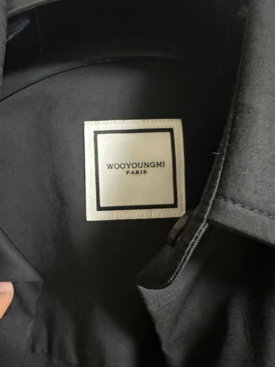 [48]우영미 블랙 커프스 스냅 포인트 셔츠 상품이미지6