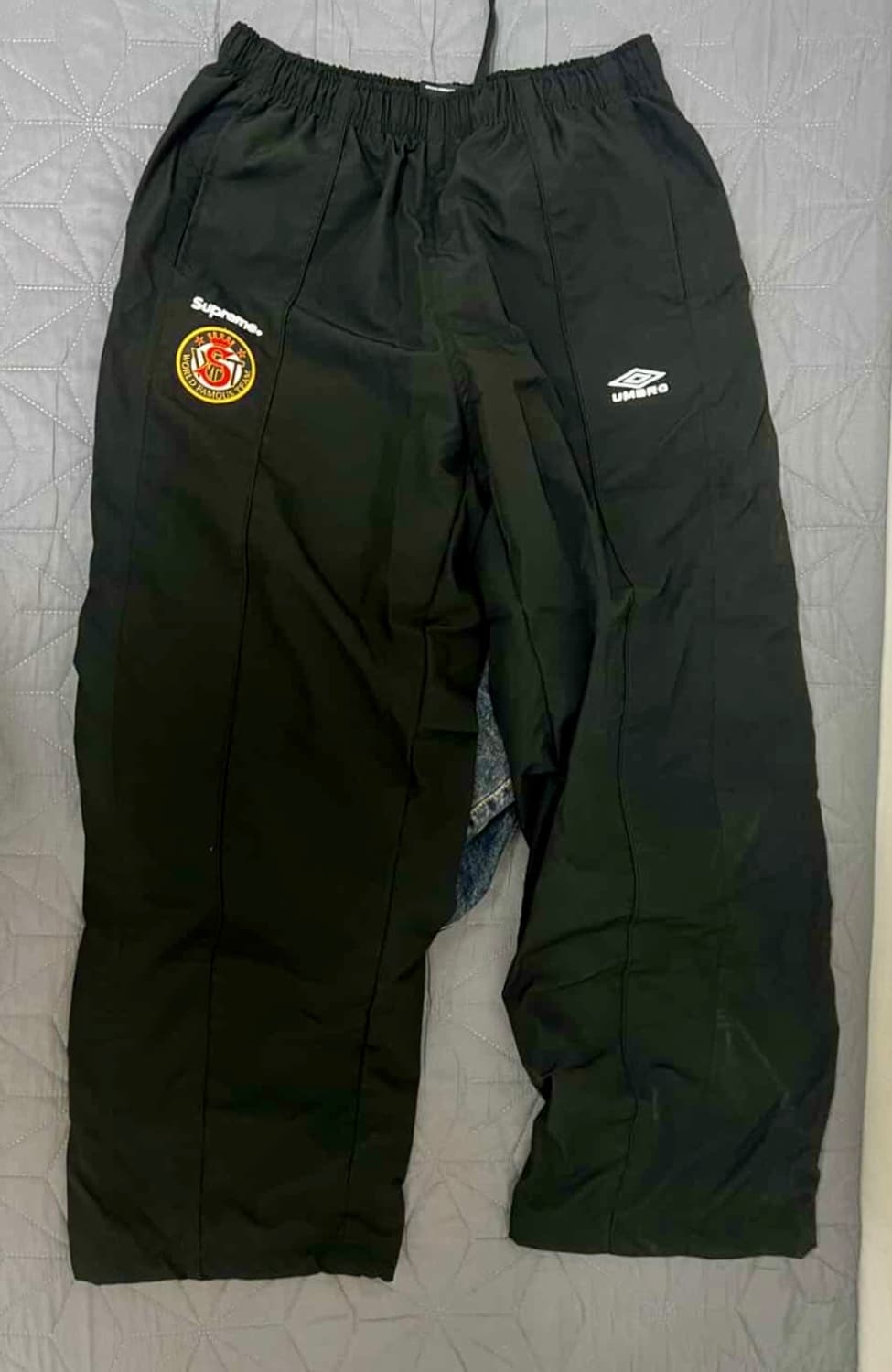 슈프림x엄브로 코튼립스탑 트랙팬츠 26ss 상품이미지2