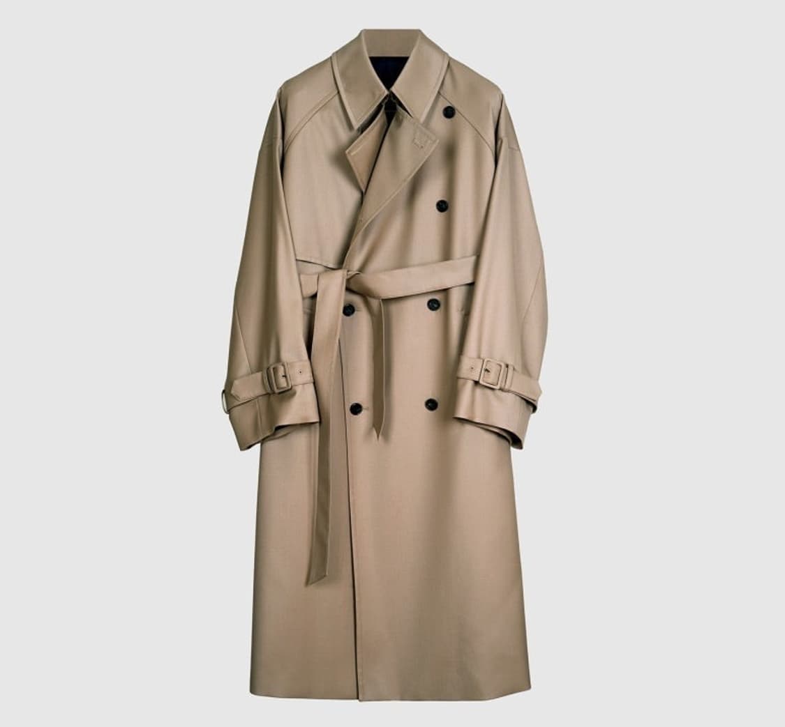 포커페이스 21 F/W 모피어스  트렌치 코트 베이지 46사이즈 상품이미지1