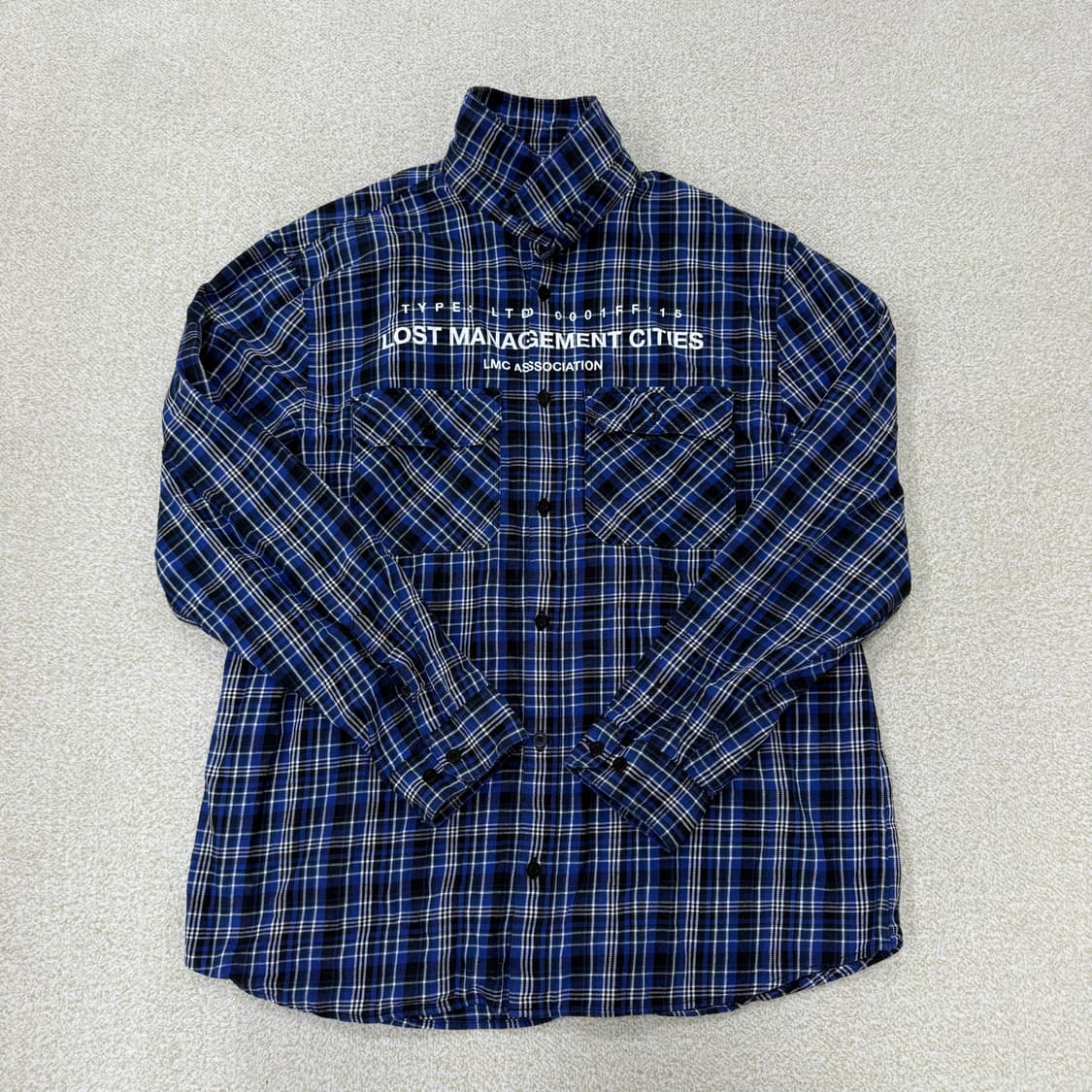 2사이즈 LMC ASSOCIATION 체크셔츠 1226T2 상품이미지1