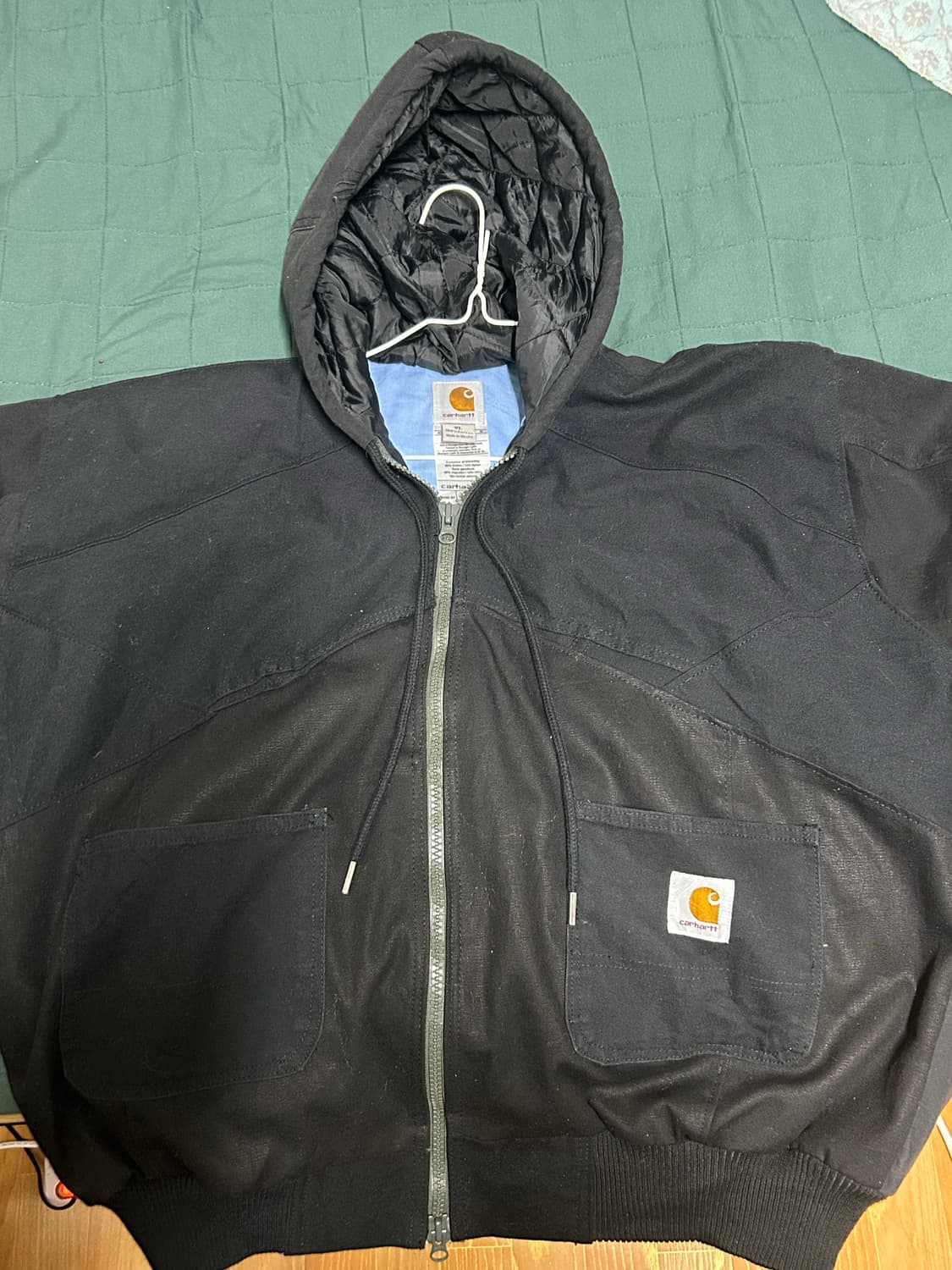칼하트 블랙 후드집업 자켓 XL 상품이미지1