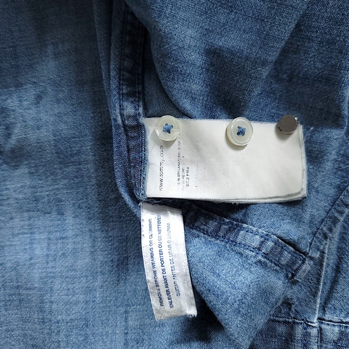 [M] 타미힐피거 인디고 긴팔 데님셔츠 상품이미지9