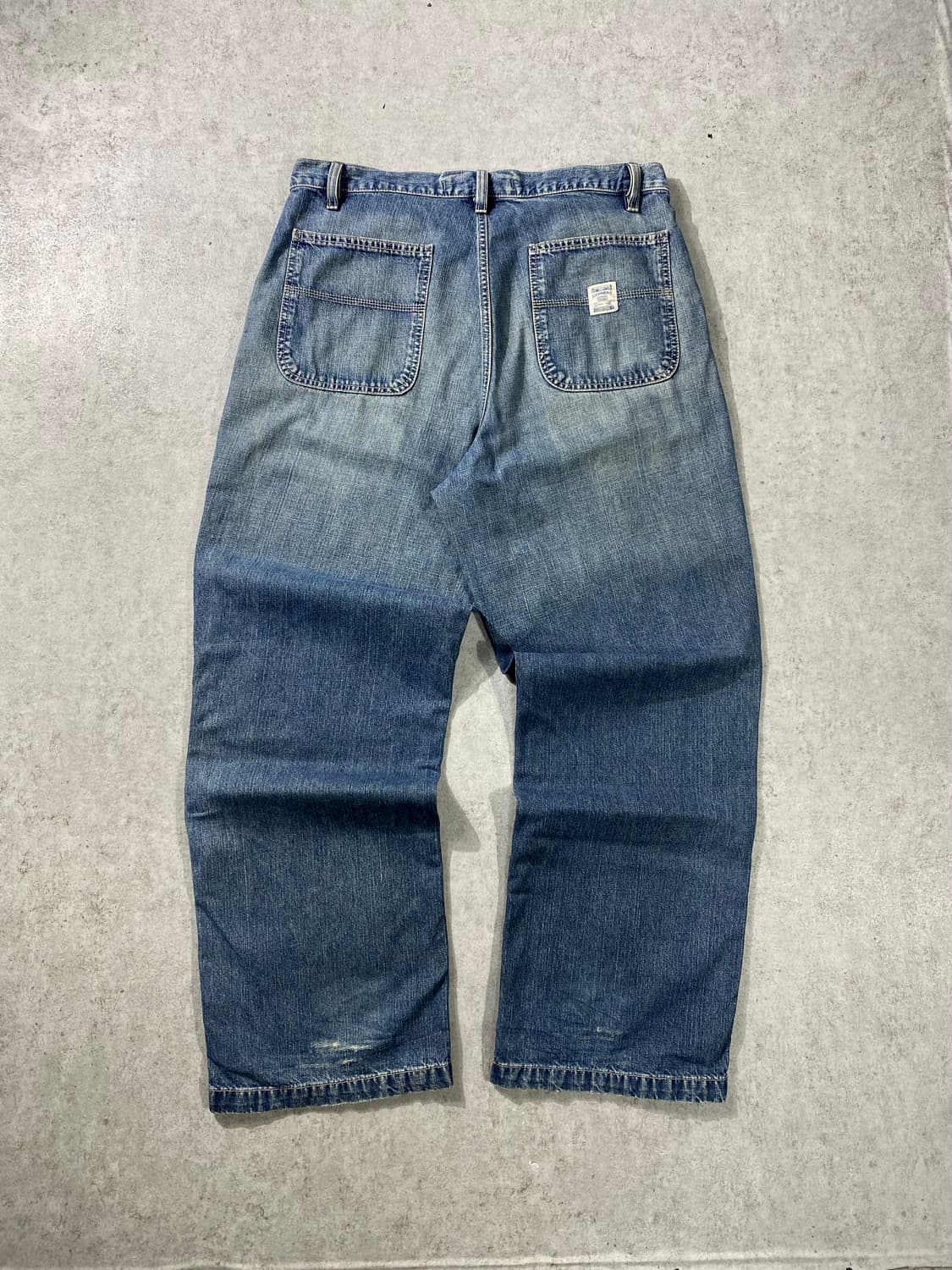 [34] 00s EXPRESS 익스프레스 덩가리핏 와이드 데님팬츠 상품이미지1