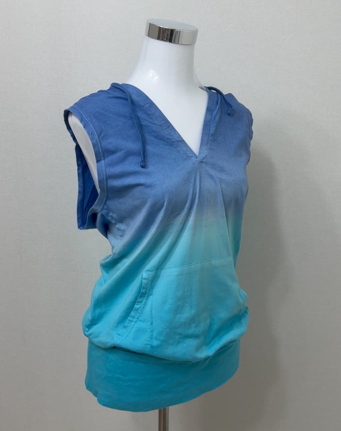 빈티지 여름 민소매 후드 상품이미지1