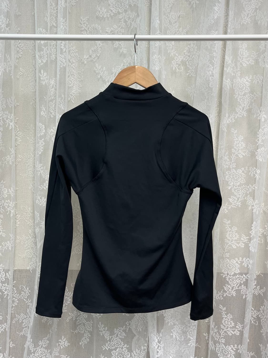 XS) 아디다스 베이스 레이어 긴팔 티셔츠 블랙 상품이미지2