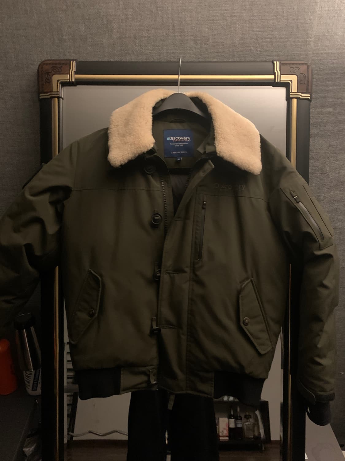 [도깨비 이동욱 착용] 디스커버리 밀리터리 항공 점퍼 B-15 자켓 패딩 상품이미지8