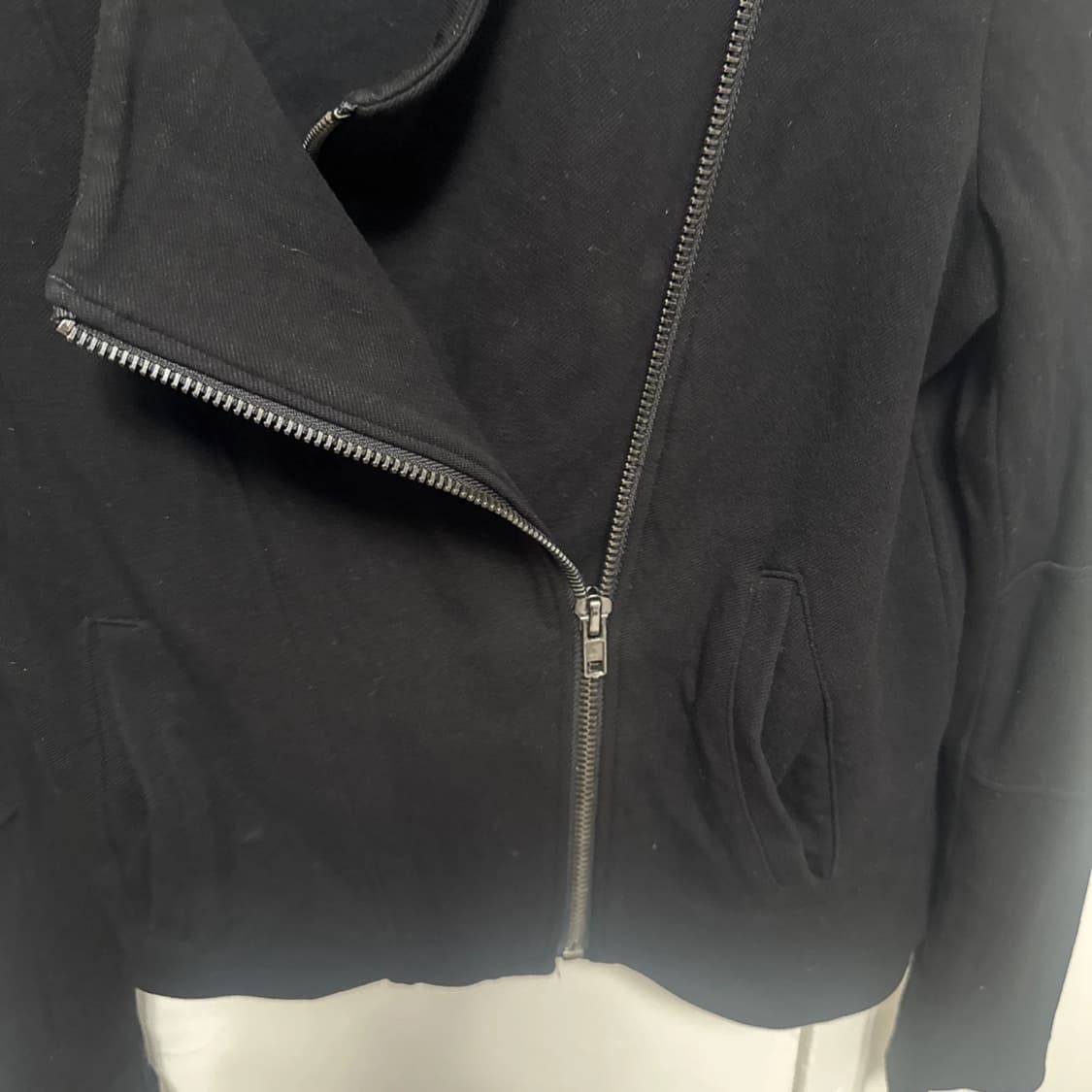 헬무트 랭 비대칭 집업 모토 자켓 상품이미지4