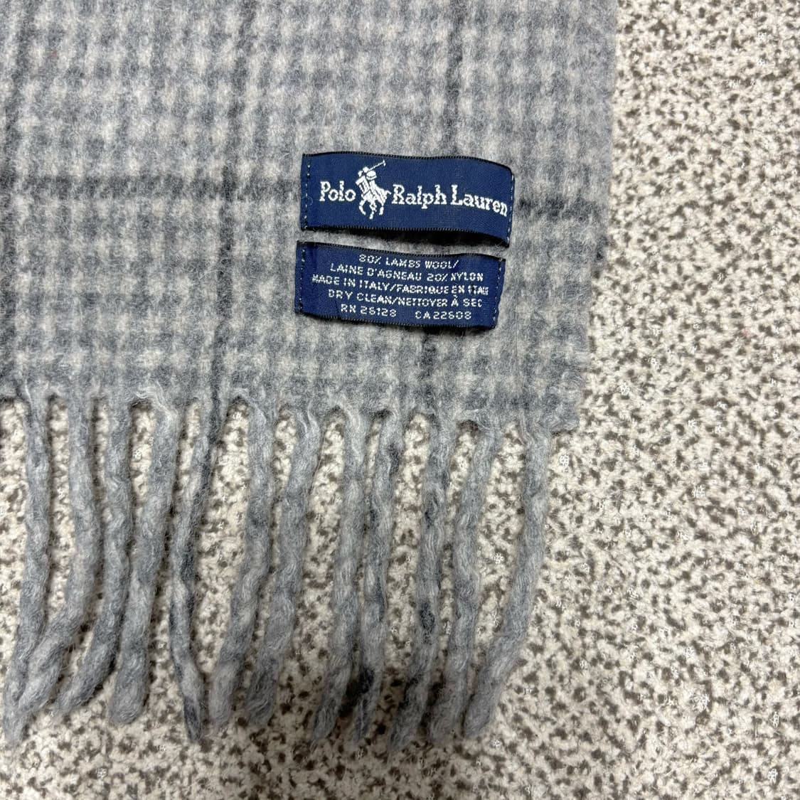 [택포,램스울80] 폴로 랄프로렌 이태리 투웨이 머플러 목도리 [A+] 상품이미지3