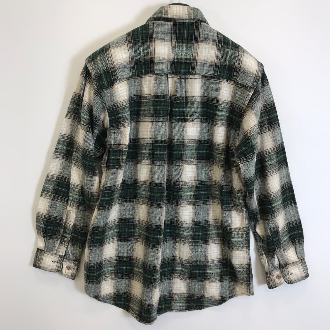 필드앤스트림 플란넬 체크셔츠 그린 [M] 상품이미지4