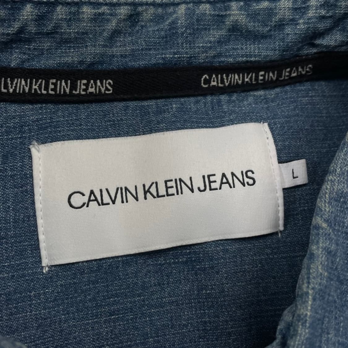 100 캘빈클라인 데님셔츠 상품이미지3