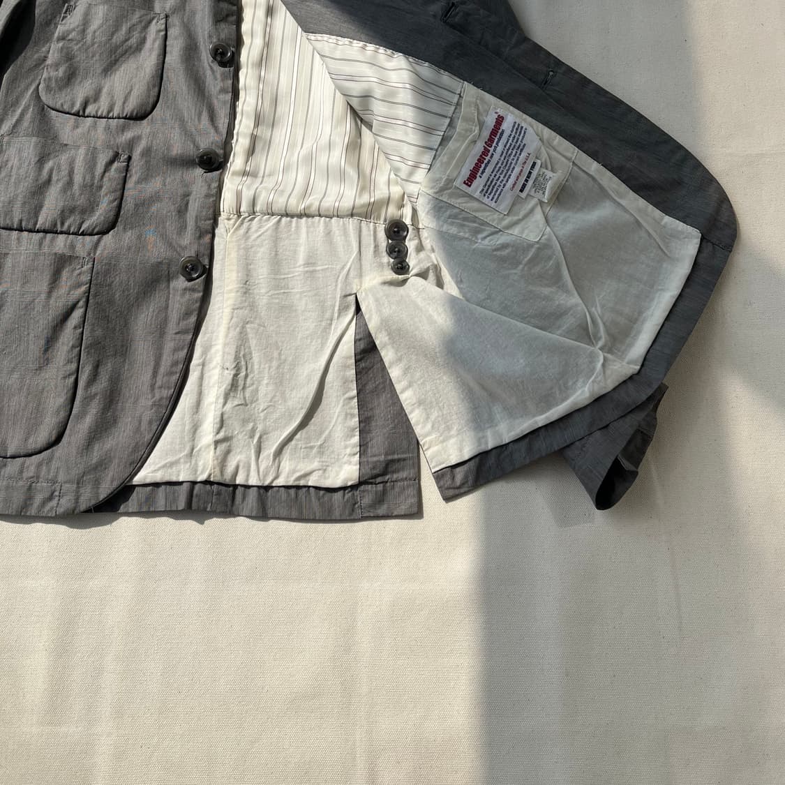 엔지니어드가먼츠 체크 패턴 유틸리티 자켓 상품이미지6