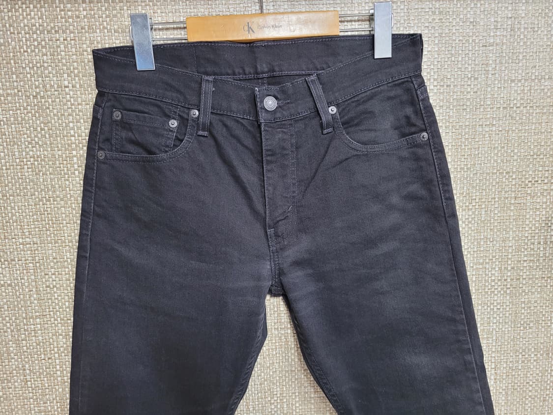 31인치 리바이스 512 슬림핏 청바지 흑청  상품이미지2