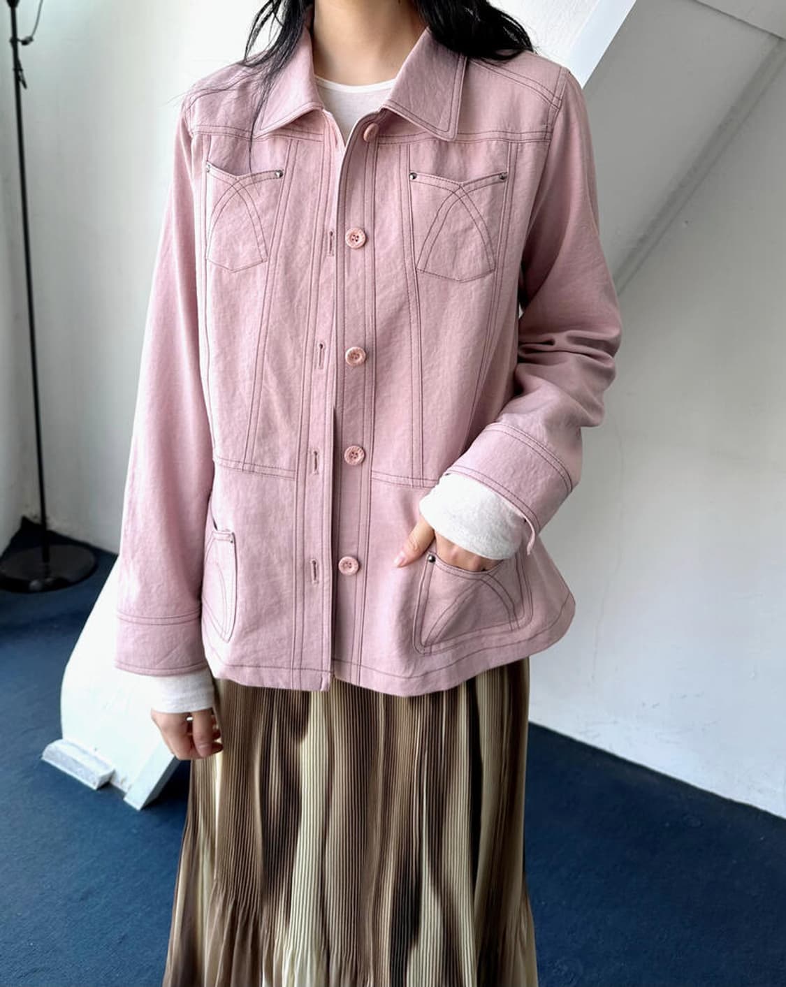 Washed poly design single jack 상품이미지9