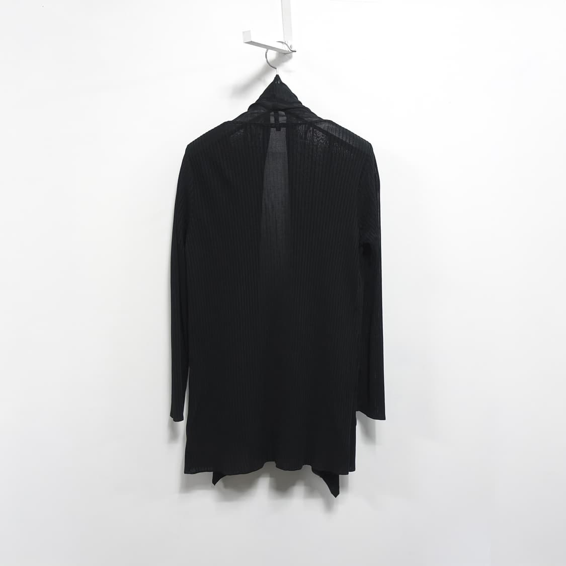 [38, 66 ]ANAYI  블랙 드레이프 가디건  상품이미지4