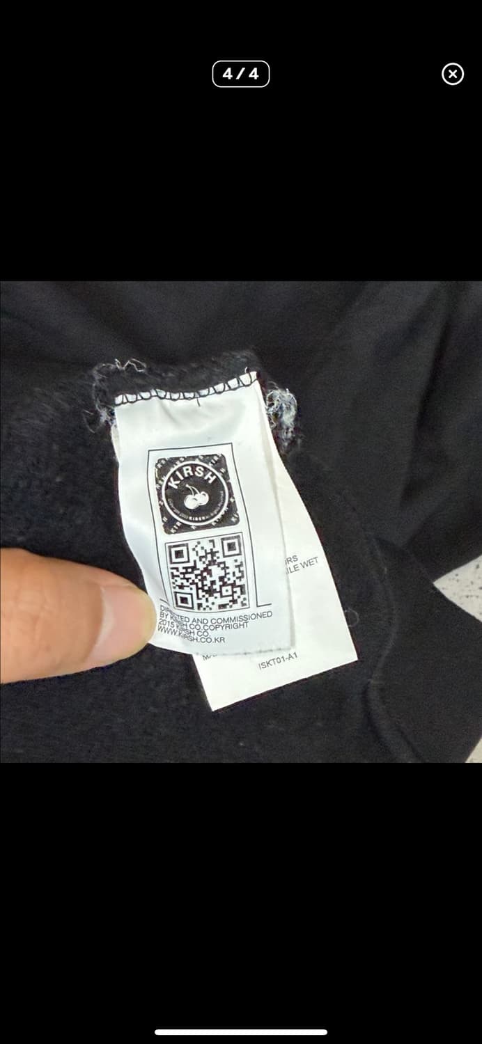 (바배) 키르시 빅로고 맨투맨 상품이미지4