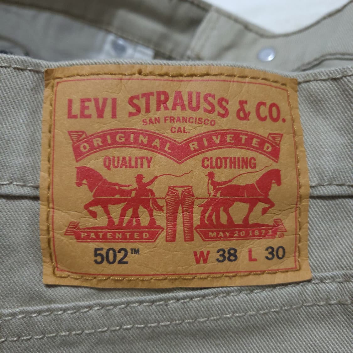 리바이스 새제품 502 남성 바지 38인치 0313 상품이미지7