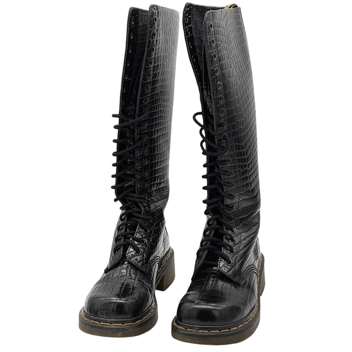 닥터마틴 90s 9730 20홀 크로크 블랙 영국제 (4) 상품이미지2