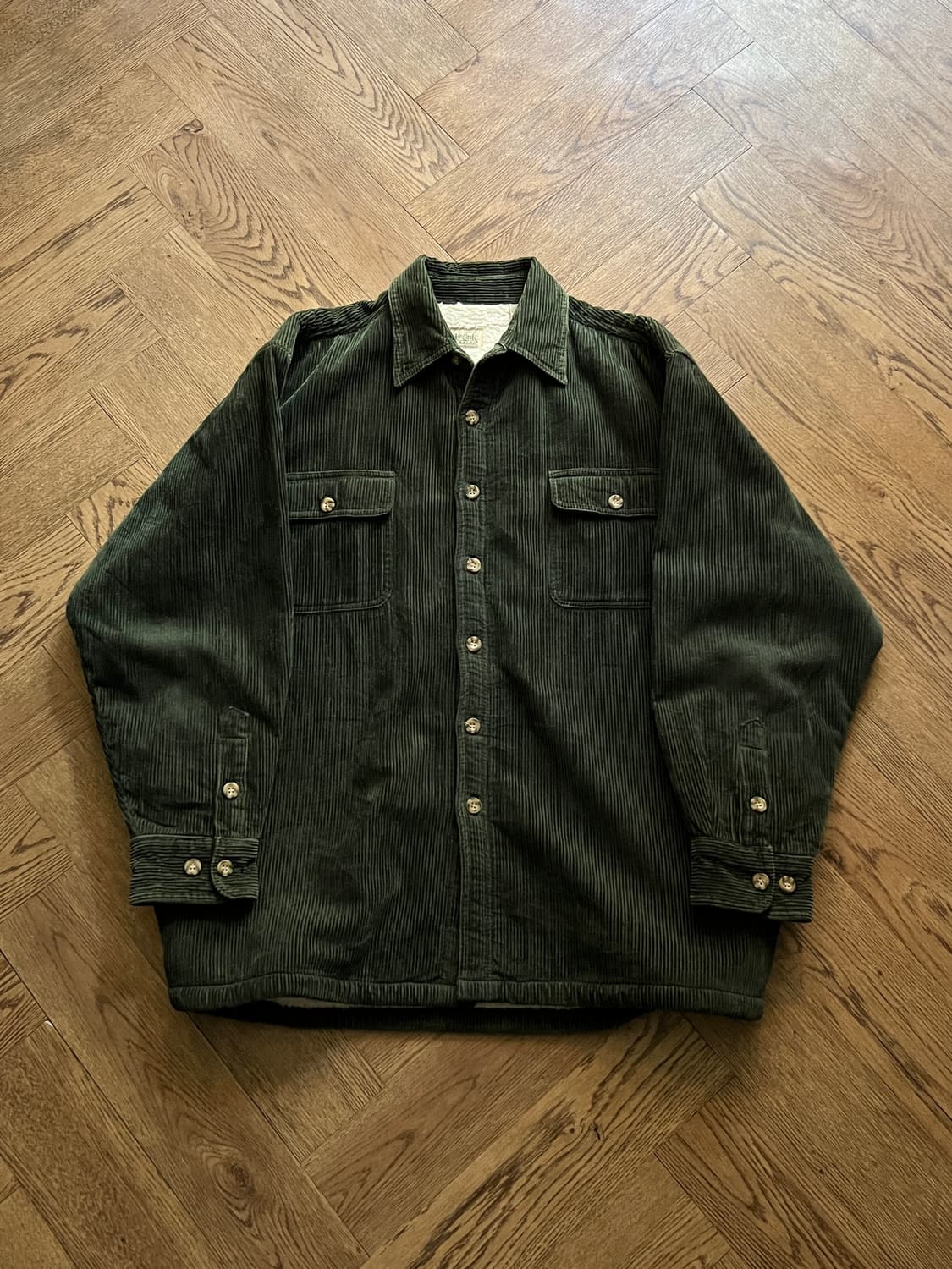 [L]USA 빈티지 쉐르파 라이닝 코듀로이 셔츠 자켓 상품이미지1