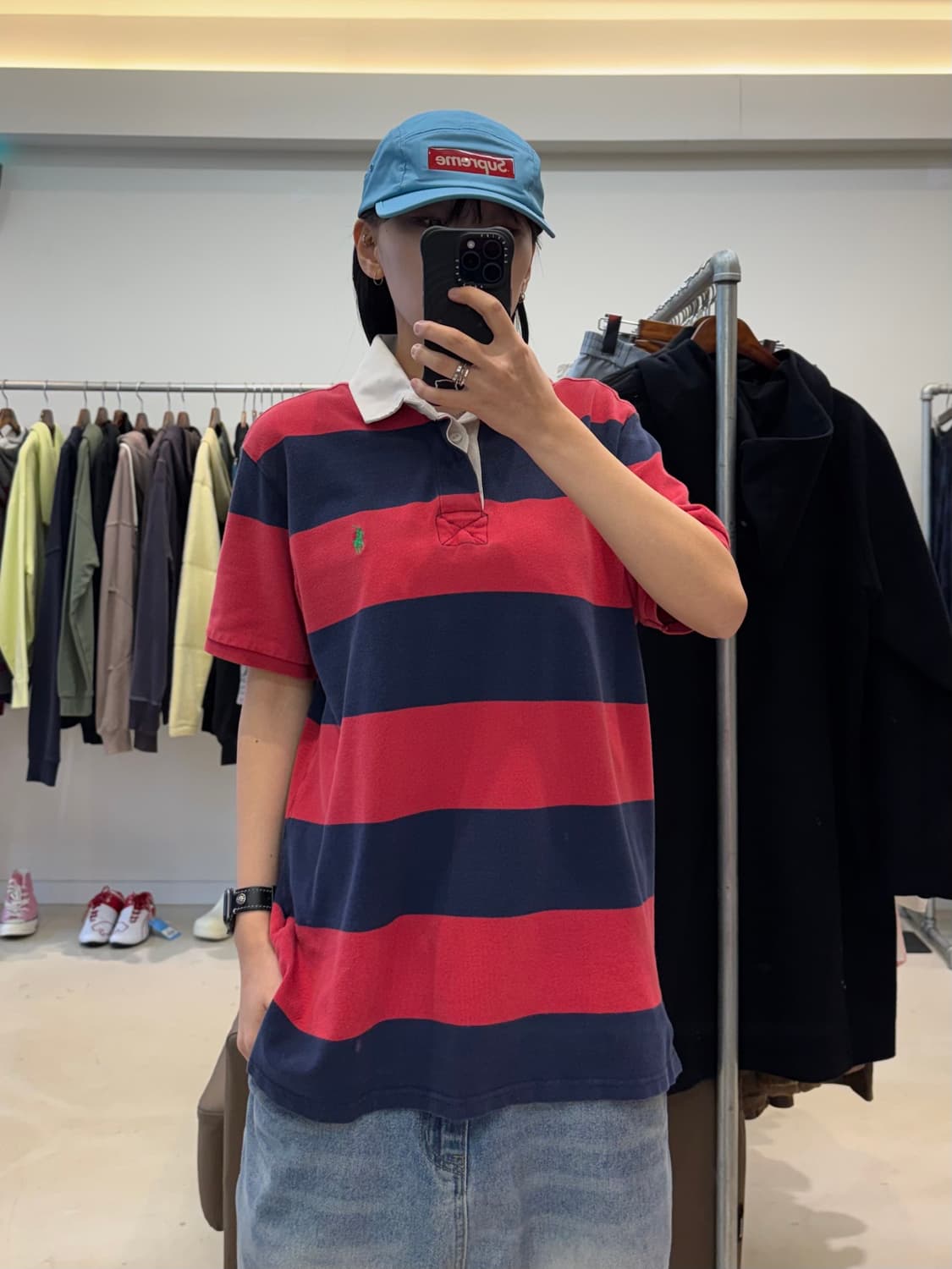 폴로 랄프로렌 럭비카라넥 반팔티셔츠 상품이미지4