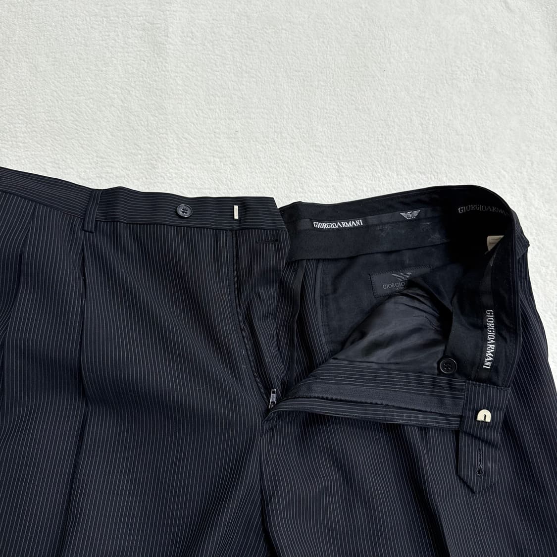 38 조르지오 아르마니 스트라이프 슬랙스 0320T 상품이미지3