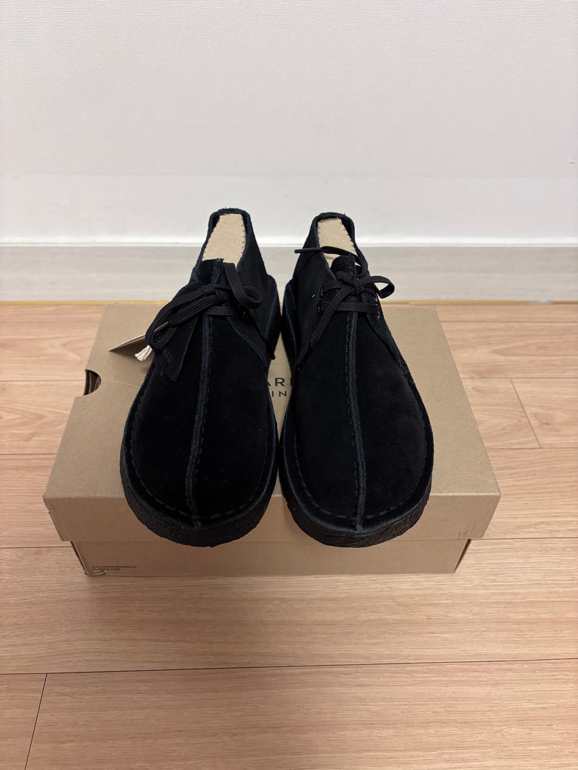 새상품) 220 클락스 데저트 트랙 블랙 스웨이드 상품이미지2