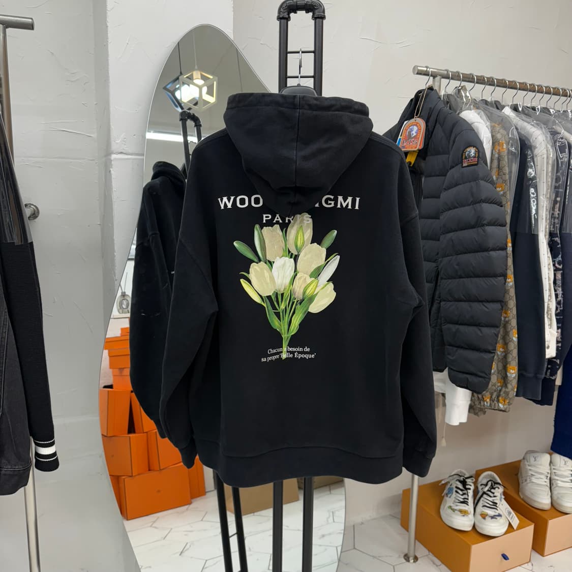 [54] 우영미 플라워 튤립 후드티 상품이미지1