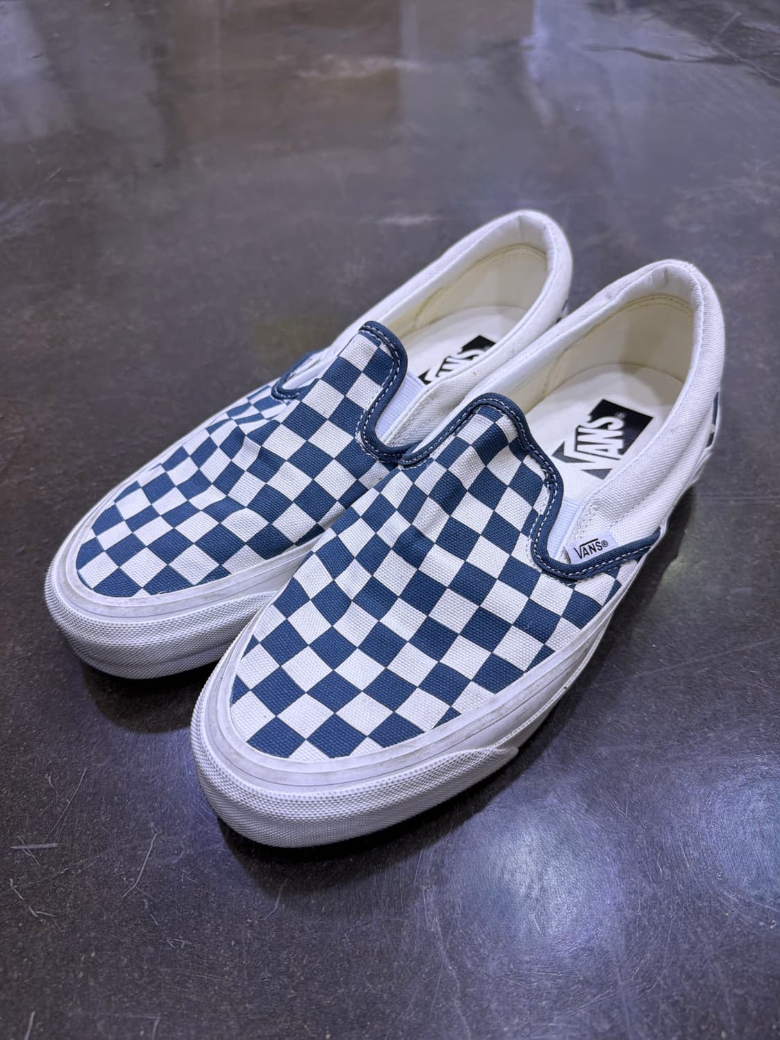 반스 프리미엄 클래식 슬립온 98 체커보드 스타게이저 블루 260 상품이미지1