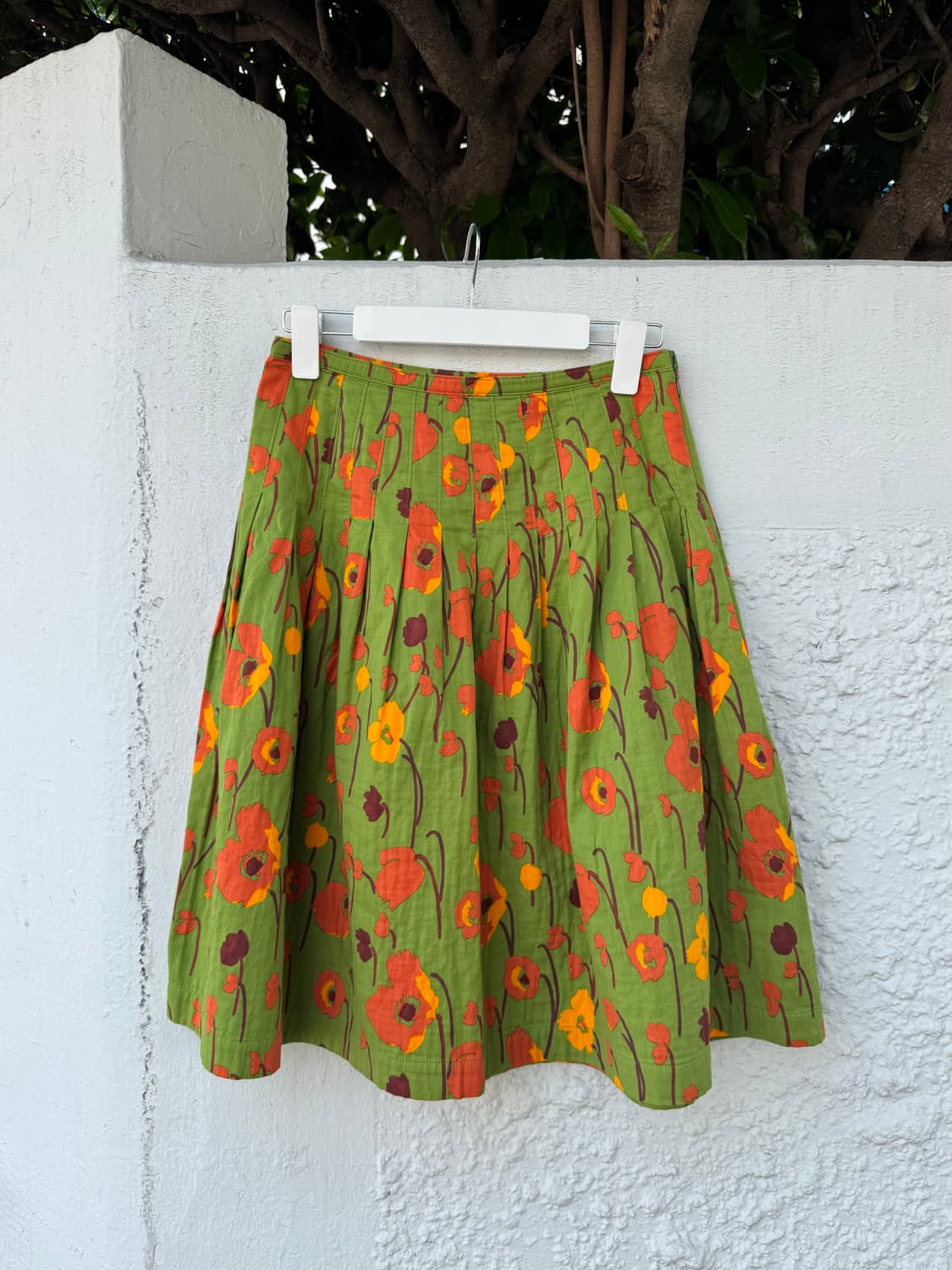 49AV. 준코 시마다 / 포피 플라워 코튼 스커트 상품이미지1