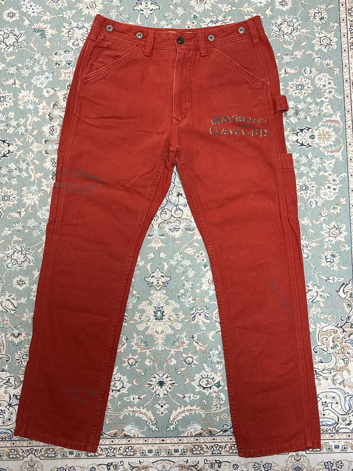 (32)아비렉스 카펜터 레터링 팬츠 상품이미지1