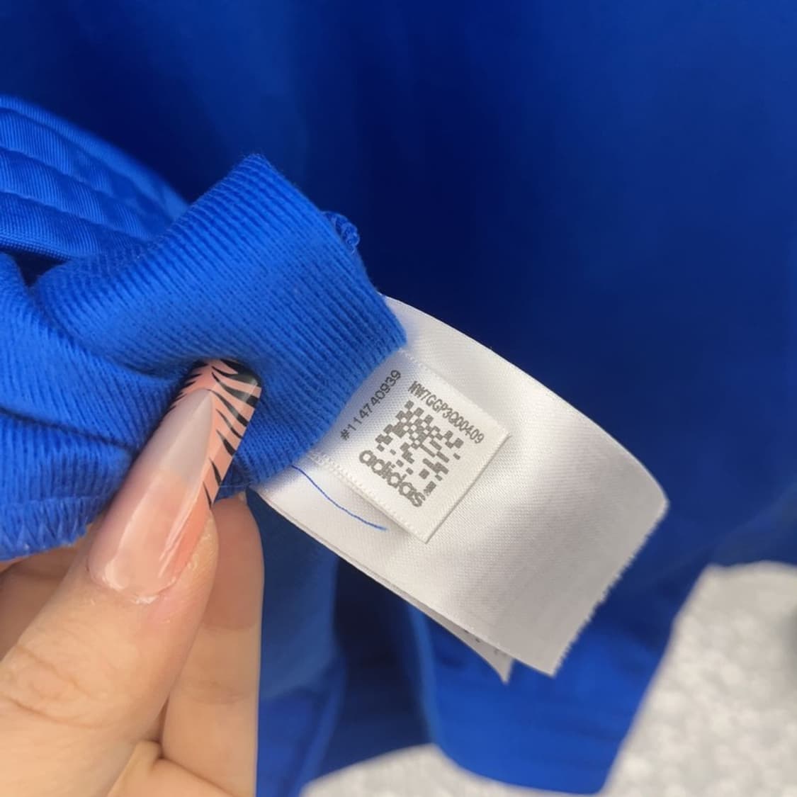 아디다스 스포티 Y2K 비비드블루 져지 집업 100 C08199 상품이미지7