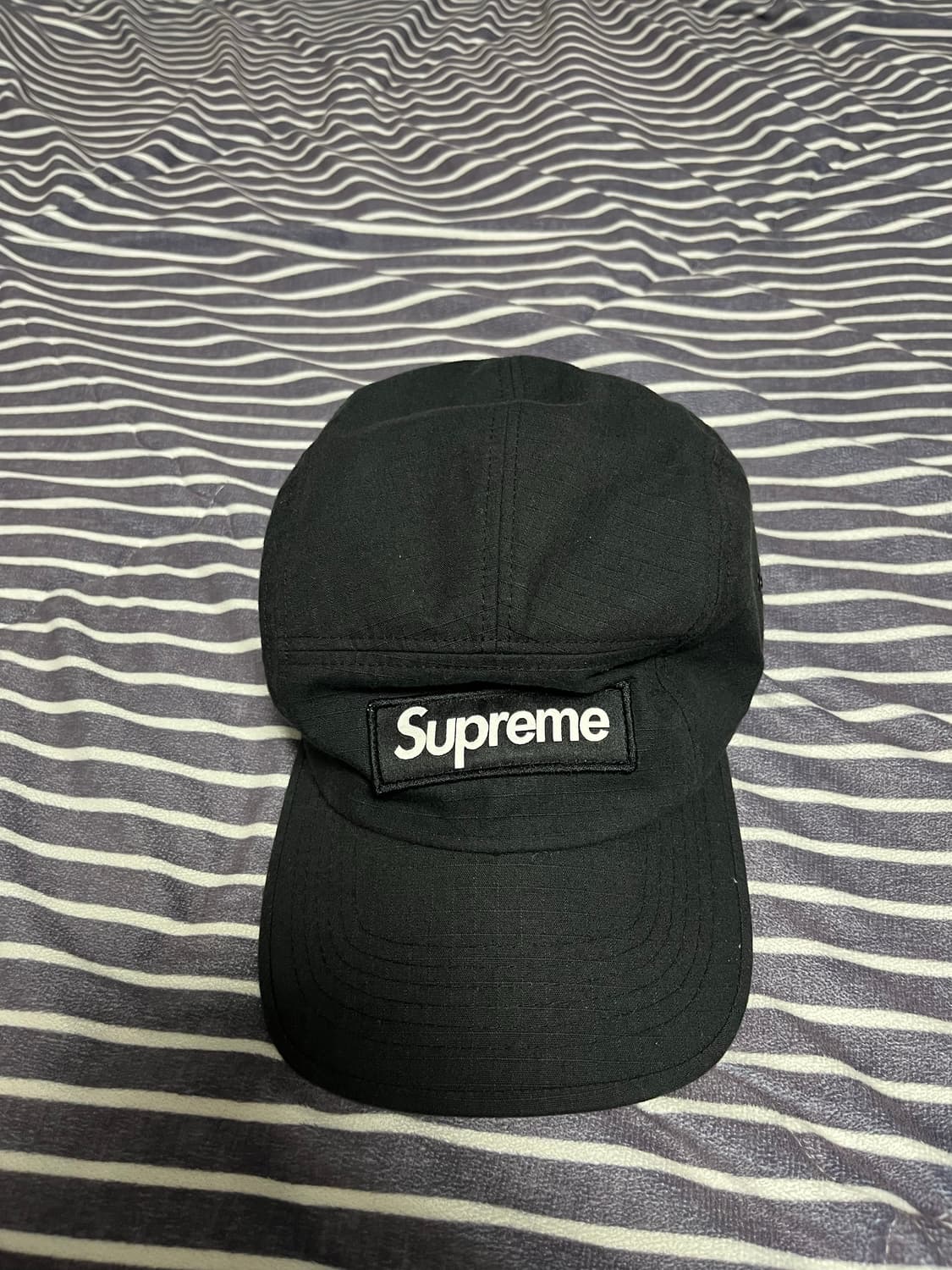 슈프림 블랙 캡 모자 상품이미지2