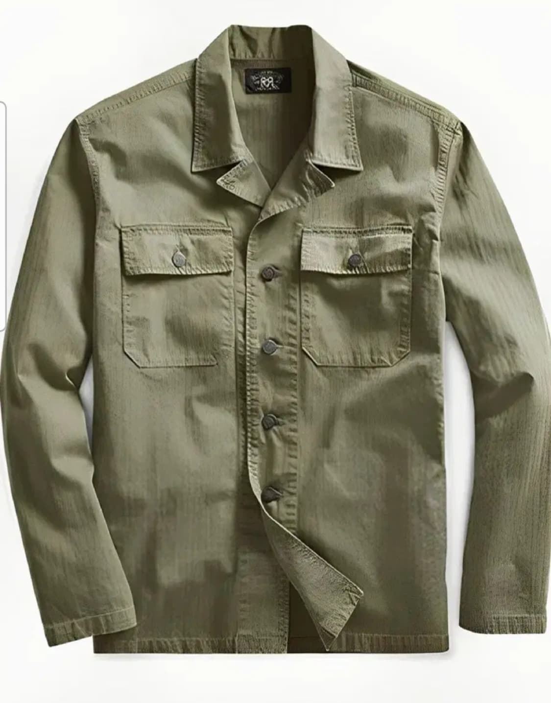 더블알엘 RRL밀리터리  헤링본 트윌 자켓/셔츠 S 새상품 상품이미지1