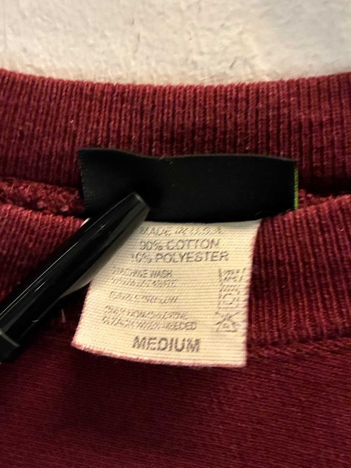 Camber 버건디 스웻셔츠 [M] Made in USA 상품이미지3