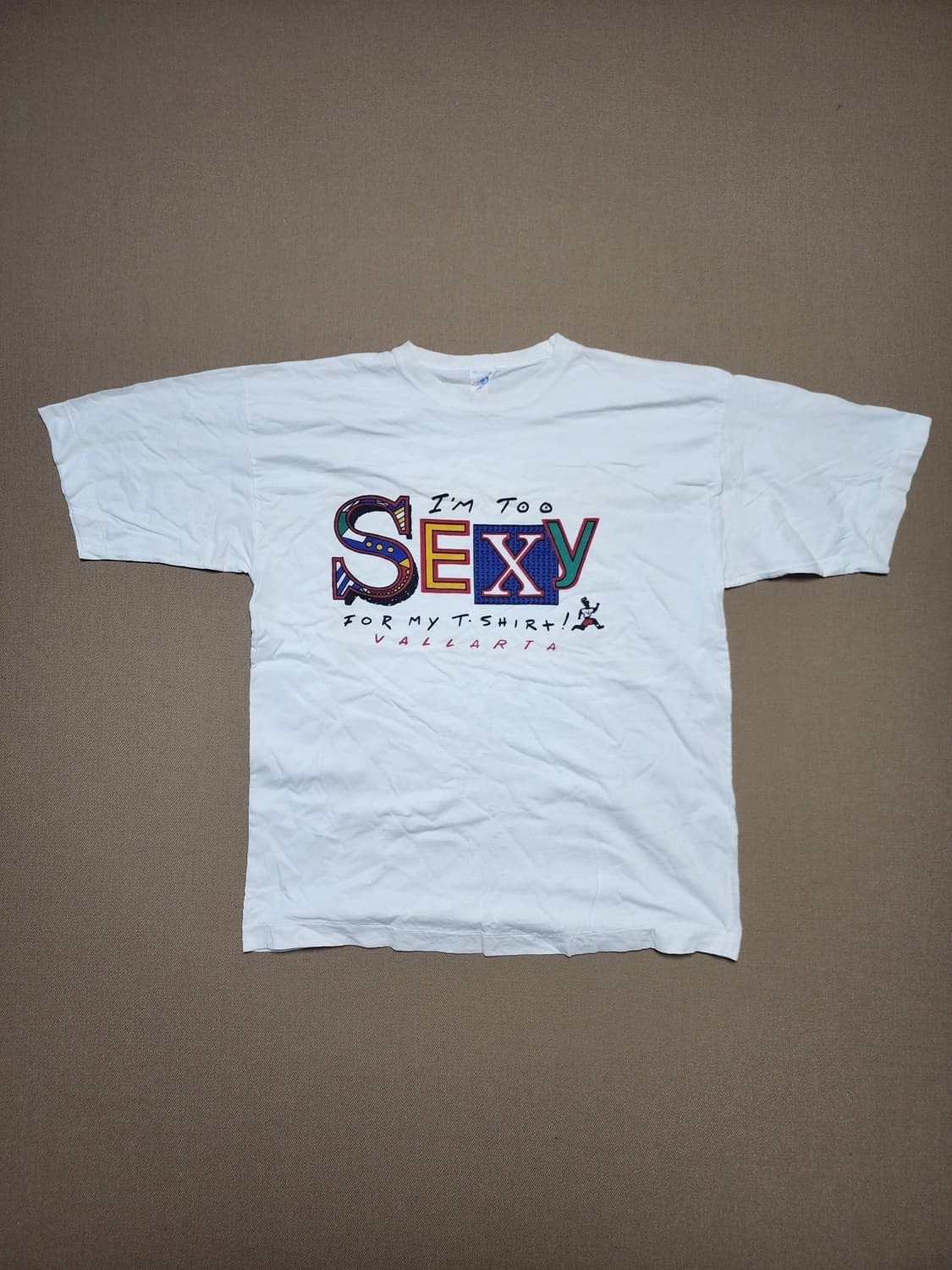 90s Vallarta I'm Too Sexy 빈티지 티셔츠104 상품이미지1