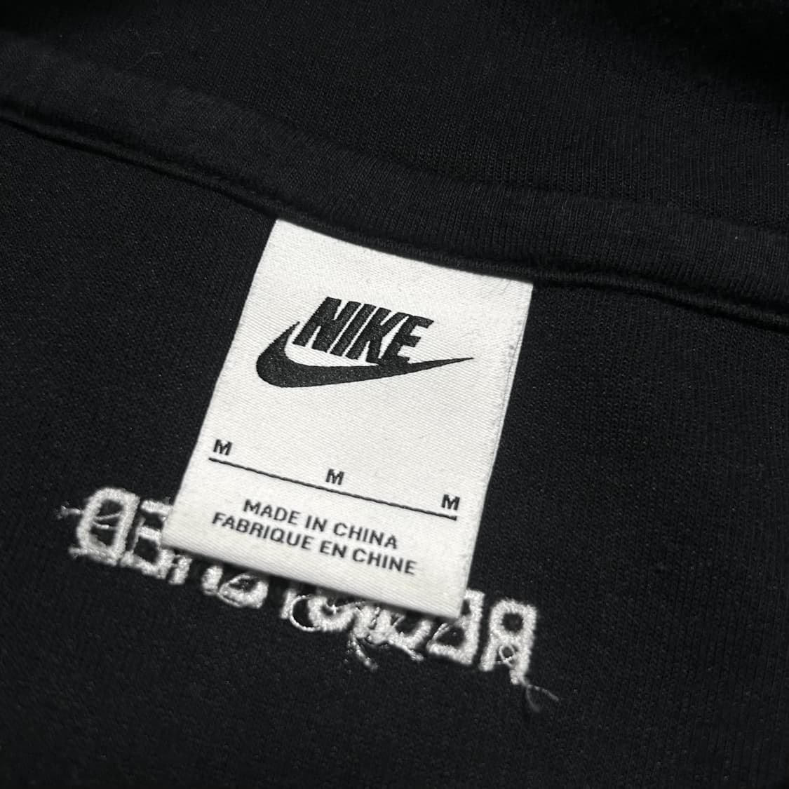 [M] Nike 나이키 빅스우시 검/흰 후드티 상품이미지5