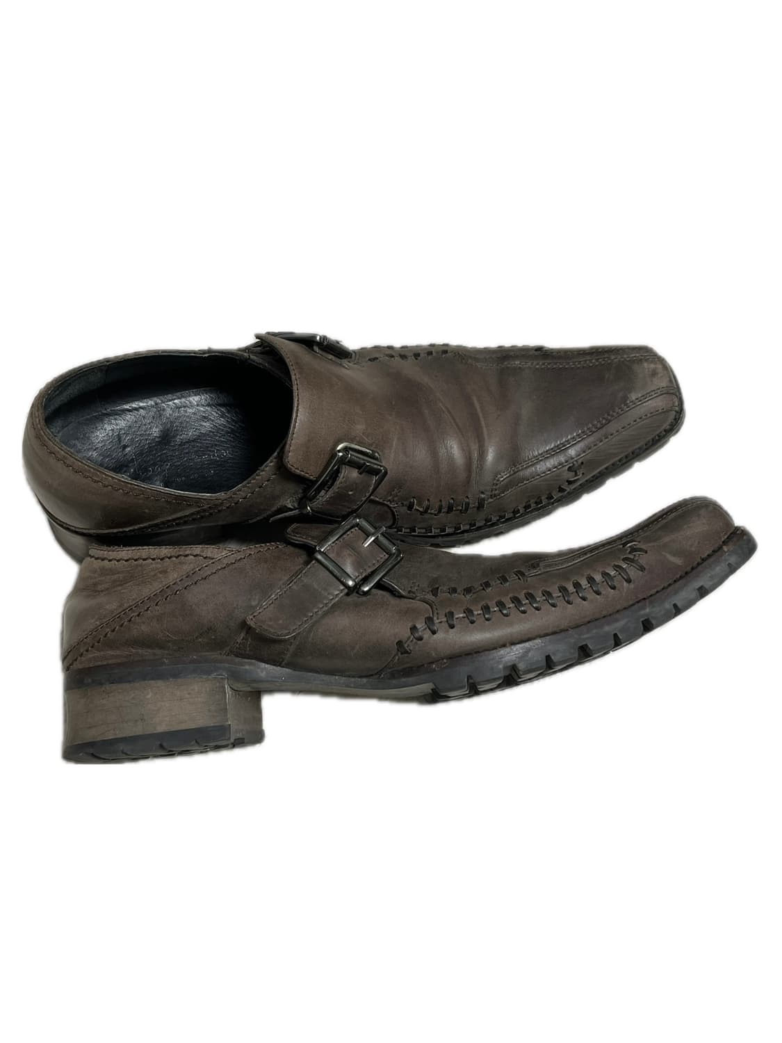 훕데두 스티치 버클 웨스턴 부츠 상품이미지4