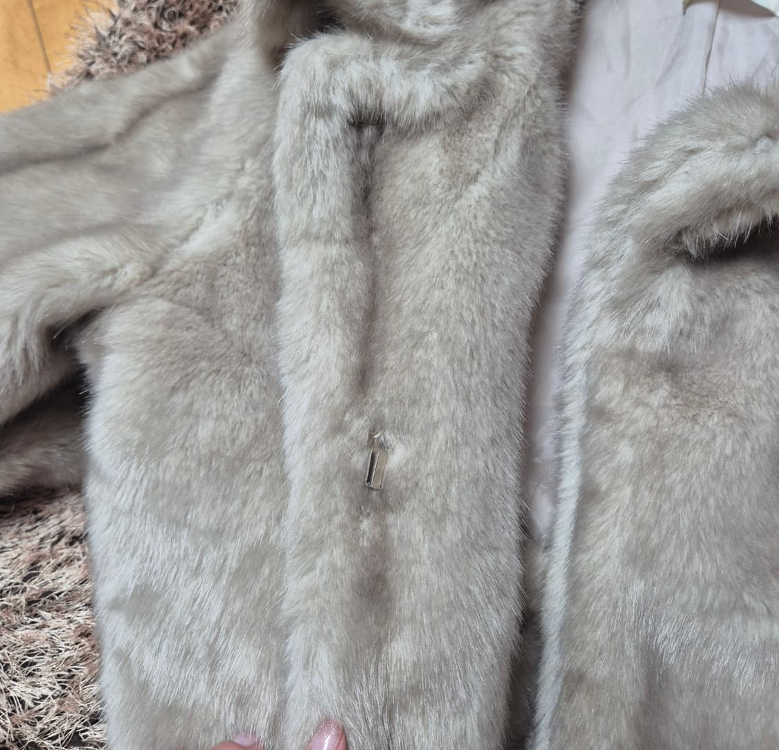 베이지 퍼자켓 상품이미지4