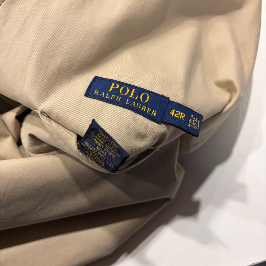 [42] 폴로 랄프로렌 블레이저 베이지 면 코튼 자켓 D210 상품이미지6