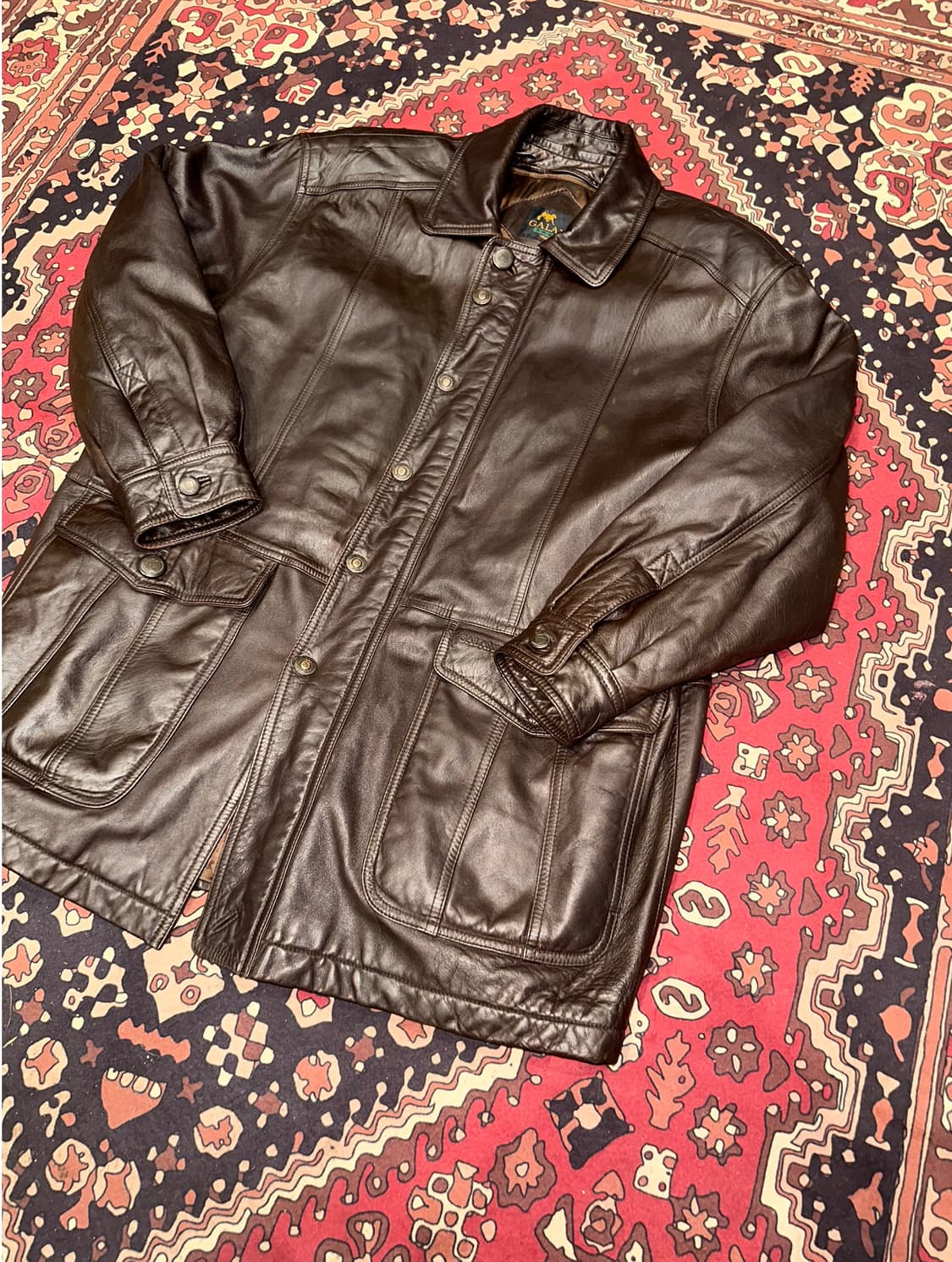 ( XL-2XL ) 가죽코트 가죽카코트 가죽하프 양가죽자켓 워크웨어  상품이미지5