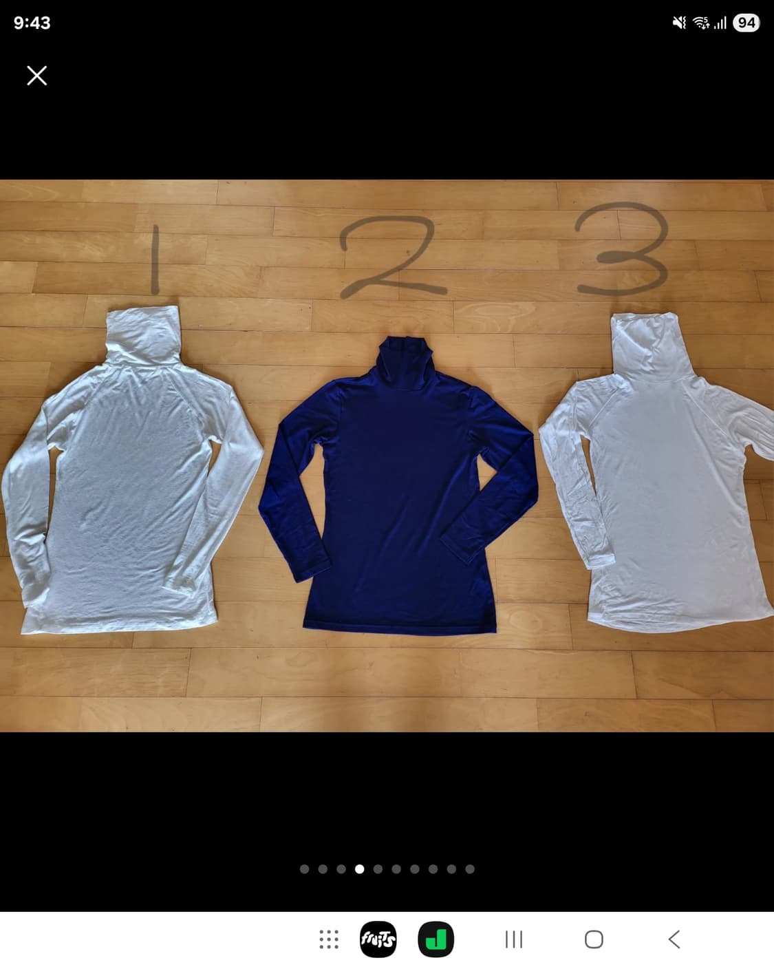 유니클로 히트텍  MNG 망고 터틀넥 폴로 상품이미지4