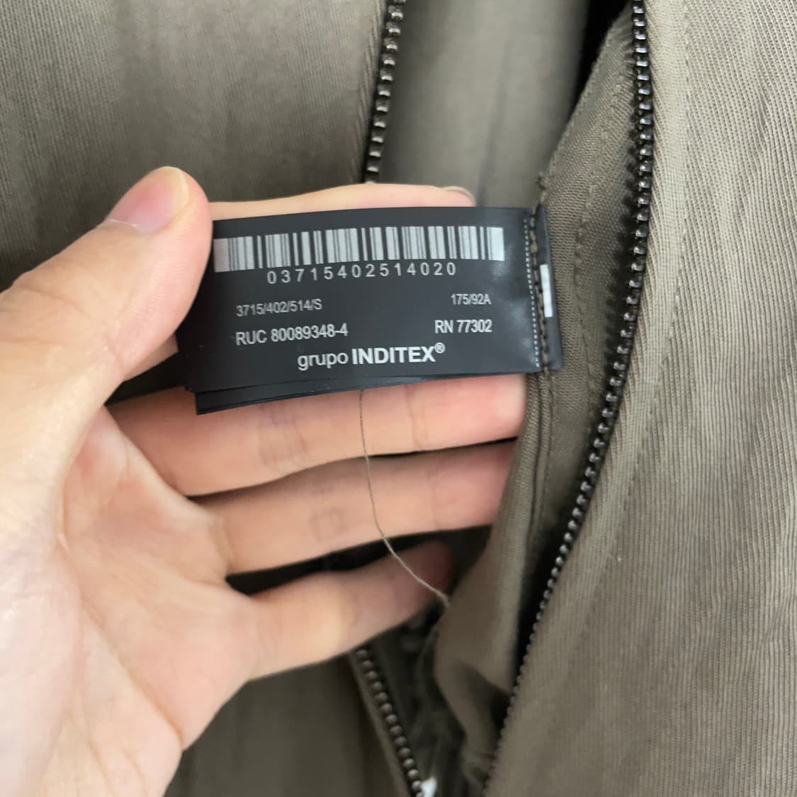 자라 플루이드 릴렉스핏 하이넥 자켓 점퍼(코르티스느낌) 상품이미지3