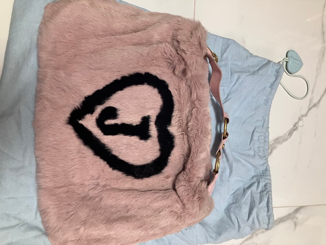y2k 쥬시 꾸뛰르 juicy couture 토끼털 가방 상품이미지3