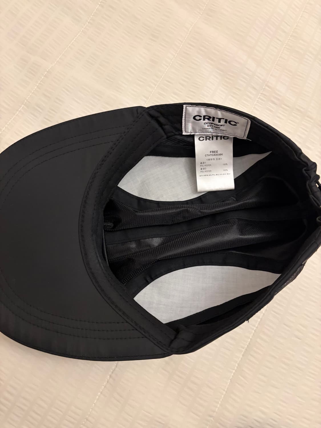 크리틱 모자 판매 상품이미지4