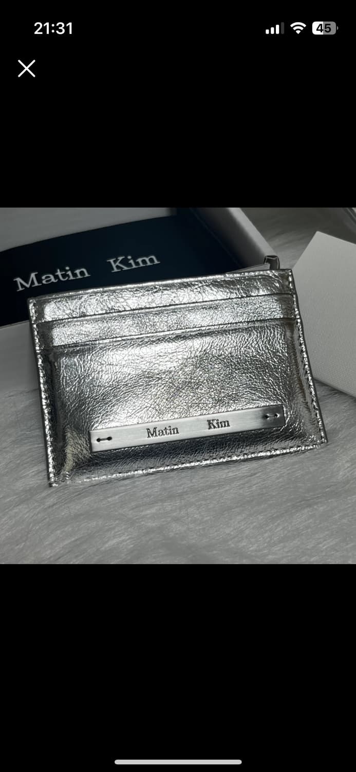 마뗑킴 빈티지 카드지갑 실버 상품이미지4