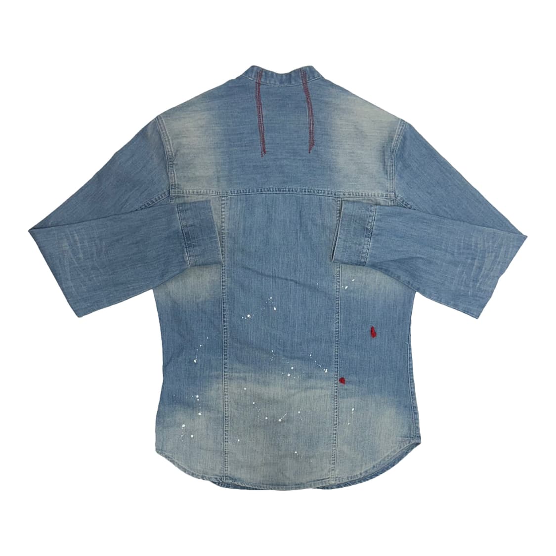 honeyohsorry 워싱 웨스턴 데님 셔츠 청남방 상품이미지5