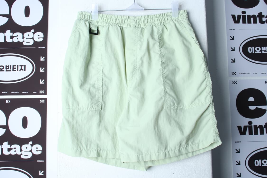 (L) 코드그라피 반바지 팬츠 나일론 밴딩 연그린 올드스쿨-P9919 상품이미지2