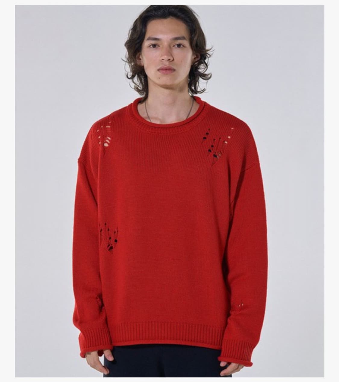 VICTIM&CO. - 23FW DAMAGE KNIT 상품이미지2