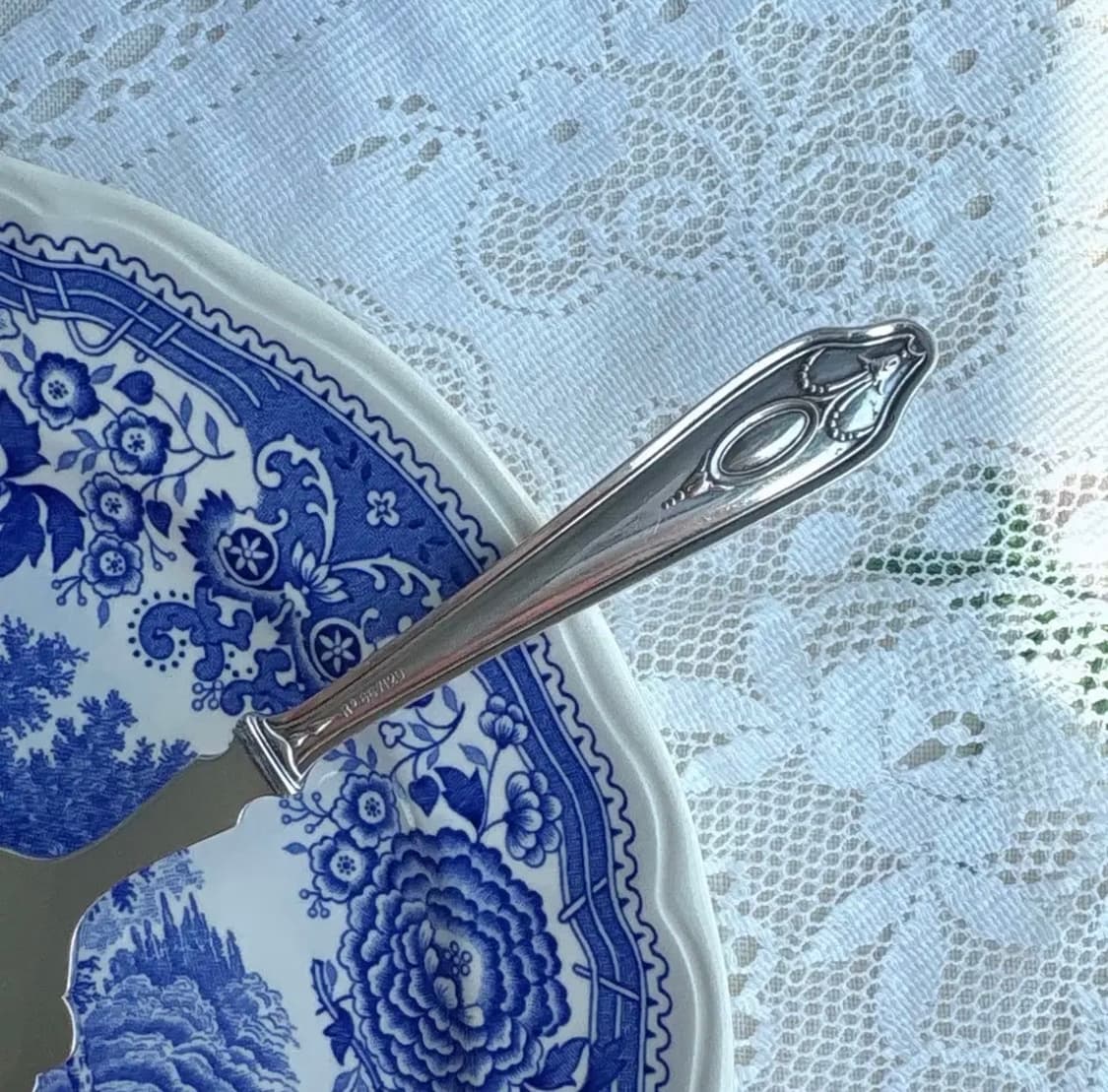 영국 앤틱 실버플레이트 브레드포크 상품이미지3